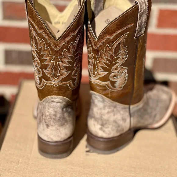 Like NEW! STETSON HANDMADE MEN’S COWBOY BOOTS SIZE 9 EE - Picture 3 of 8